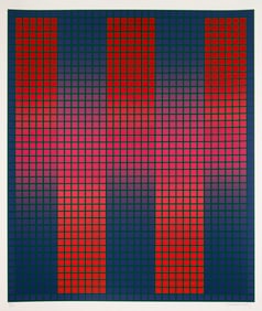 Julian Stanczak Trespass Signed Modern Op Art Serigraph on Paper 70/175 Unframed 1979