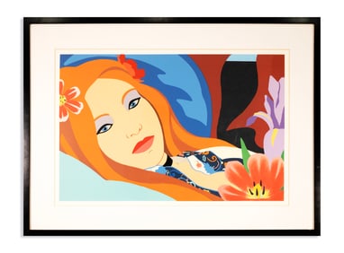 Tom Wesselmann Lulu Signed Contemporary Color Screenprint on Paper 206/250 Framed 1982