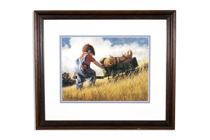 Jim Daly The Long Haul Signed Contemporary Realism Lithograph 14/950 Framed 1998