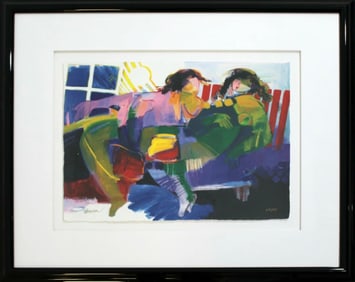 Hessam Abrishami Romance Signed Contemporary Framed Serigraph 231/395