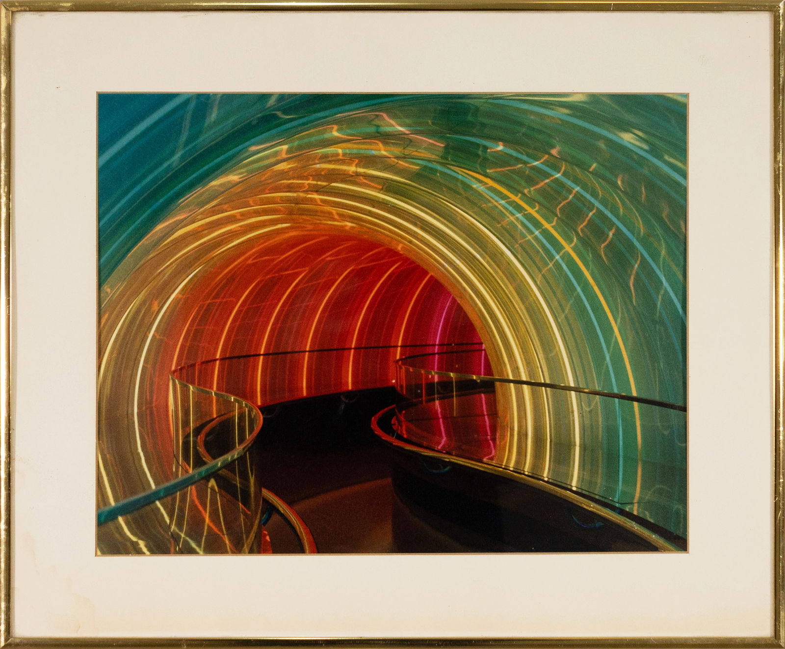 Rainbow Tunnel from the Imagination Pavilion at EPCOT Postmodern Color Photography 1980s (1 of 6)