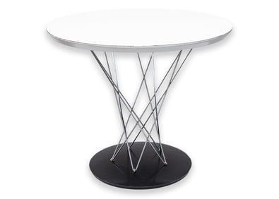 Isamu Noguchi for Knoll Cyclone Side Table 1953 White Laminate Top Original Tag