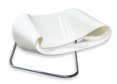 Cesare Leonardi and Franca Stagi for Bernini/Fiarm Model CL9 Ribbon Chair Space Age 1961