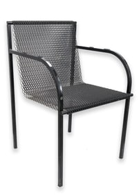 Shiro Kuramata for UMS-Pastoe Model R401 Expanding Mesh Chair 1982 Postmodern Design