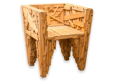 Fernando & Humberto Campana Production Prototype Favela Armchair Edra Italy 2000