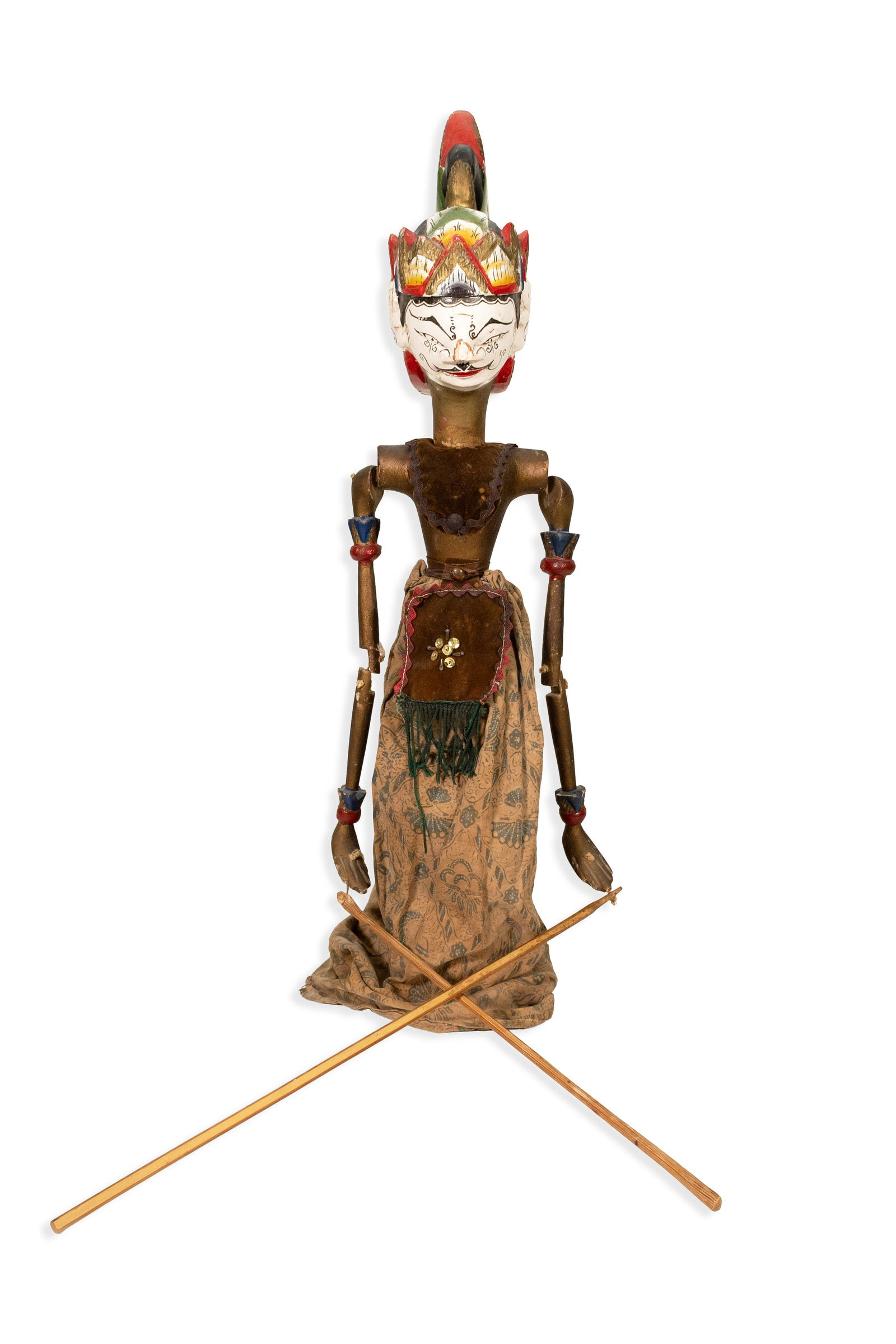 Vintate Wayang Golek Rod Puppet Java Indonesia 20th Century Traditional Asian Object (1 of 7)