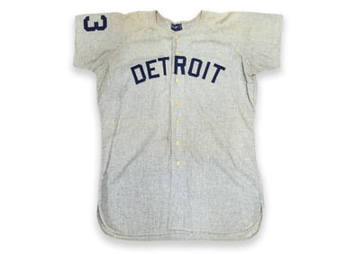 Detroit Tigers 1962-63 Game Worn Jersey Willie Smith #33 MacGregor MLB Vintage Baseball Uniform