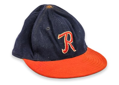 Vintage Rainiers Baseball Cap Wilson Professional USA Made PCL Minor League Hat Red Blue Teal R