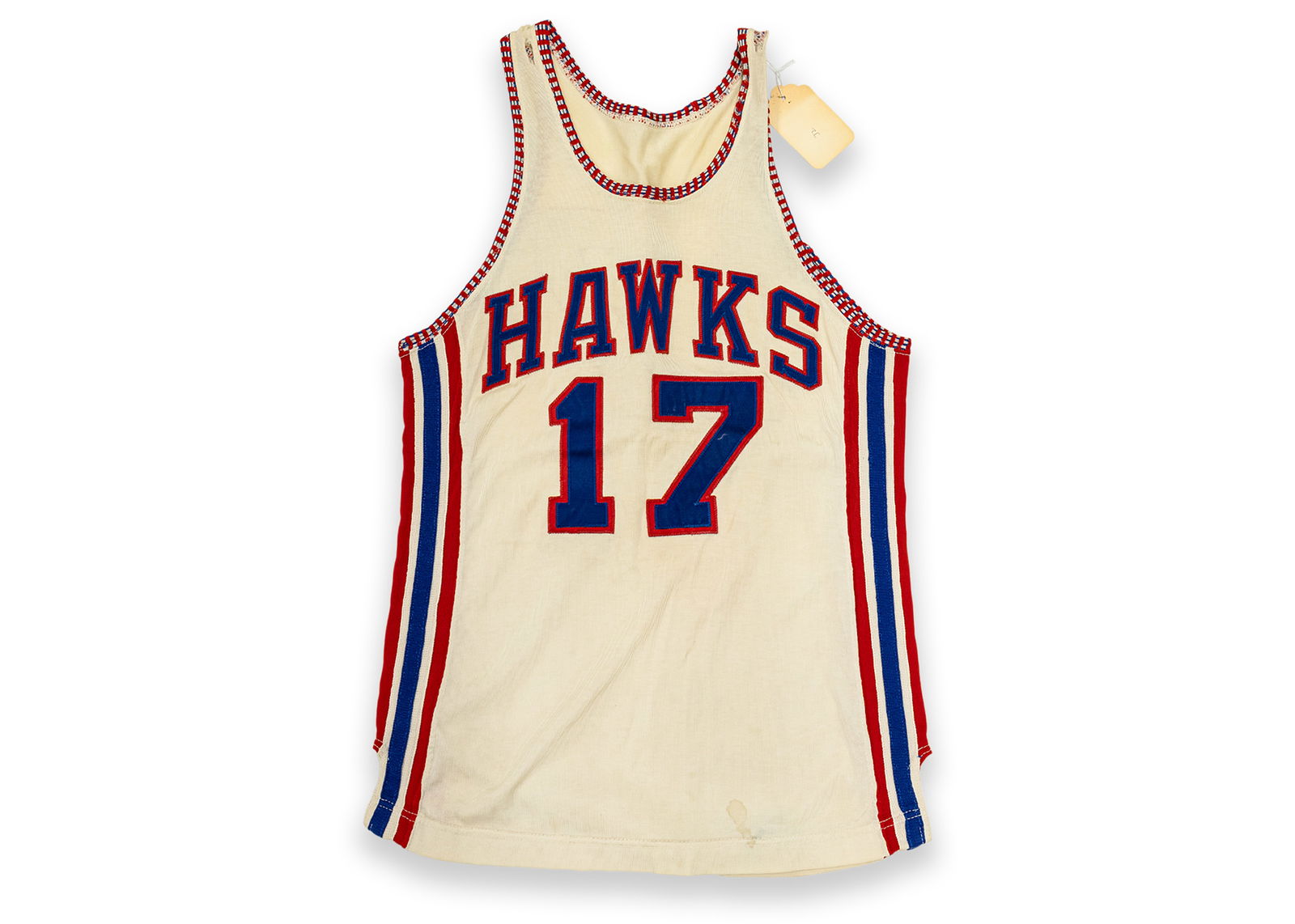 Vintage St. Louis Hawks Jersey Sihugo Green #17 Rawlings Action-Tailored NBA 1960s Era (1 of 5)