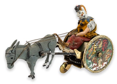 Lehmann Balky Mule Windup Clockwork Antique Tinplate Toy Made in Germany 1910