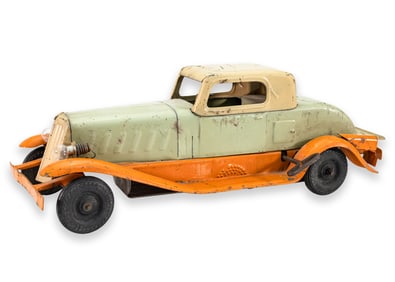 Girard Marx Pierce Arrow Car Antique Windup Clockwork Tinplate Toy New York 1932
