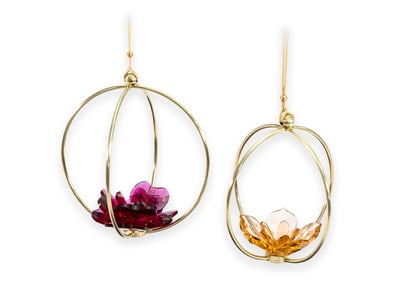 Swarovski Garden Tales Set V Hanging Contemporary Crystal Glass Collectables