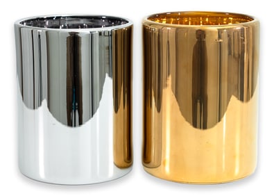 Skogsberg & Smart Silver & Gold Hurricanes Contemporary Metal Home Accents