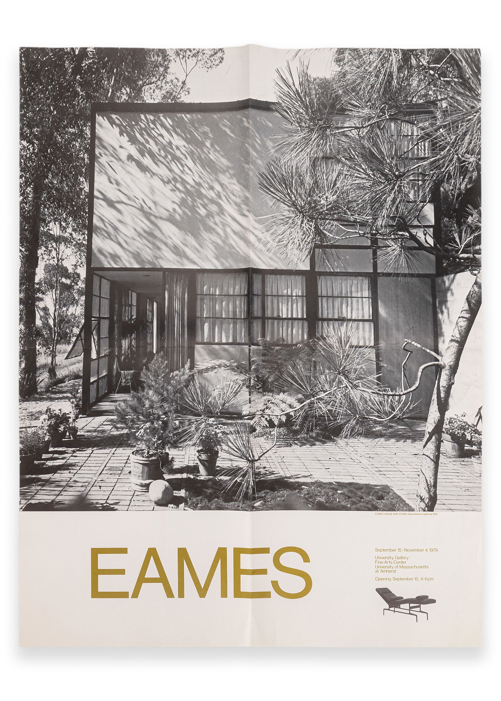 Eames Vintage Exhibition Poster - 1979, University of Massachusetts at Amherst Unframed