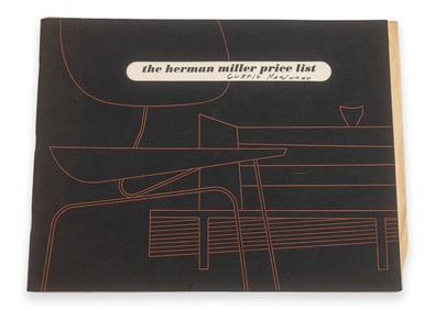 The Herman Miller Price List - January 1952 Herman Miller Furniture Co., Zeeland, Michigan