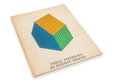 Herman Miller - Three Interiors Vintage Catalogue, c. 1961 Mid-Century Modern Design