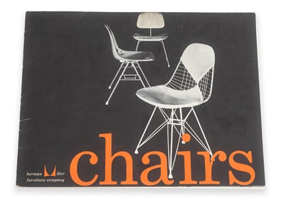 Herman Miller Furniture Company - Chairs, c. 1960 Charles and Ray Eames Vintage Catalog