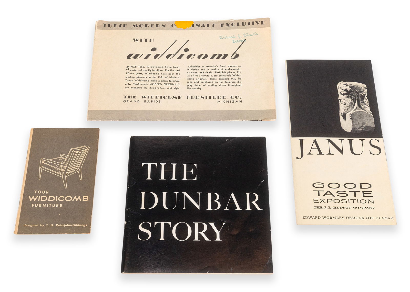 Dunbar & Widdicomb Mid-Century Modern Design Pamphlet Collection (1950-1960s) (1 of 9)