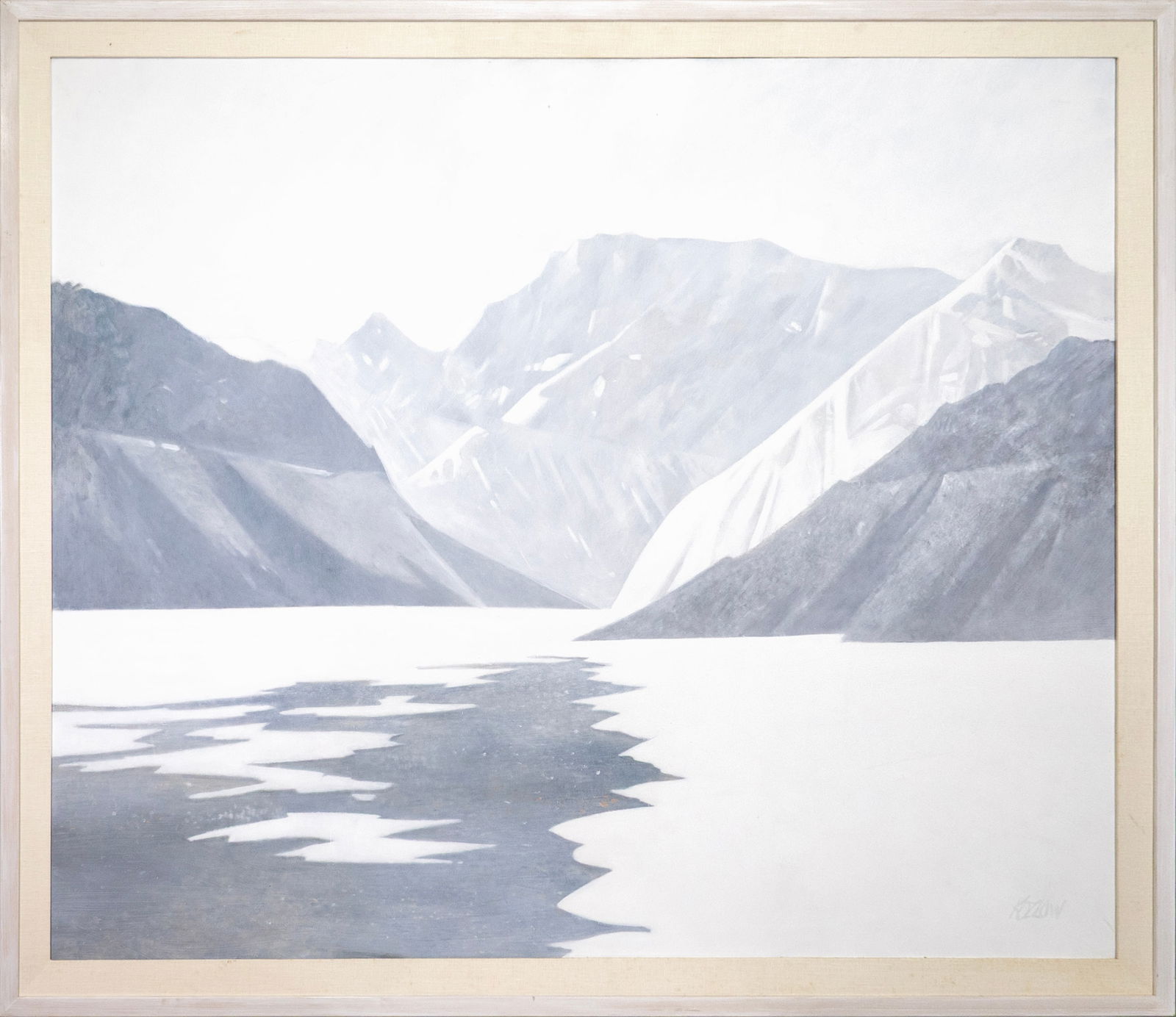 Richard Kozlow - Parkway, c. 1980 Signed Acrylic on Canvas Contemporary Landscape Framed (1 of 8)