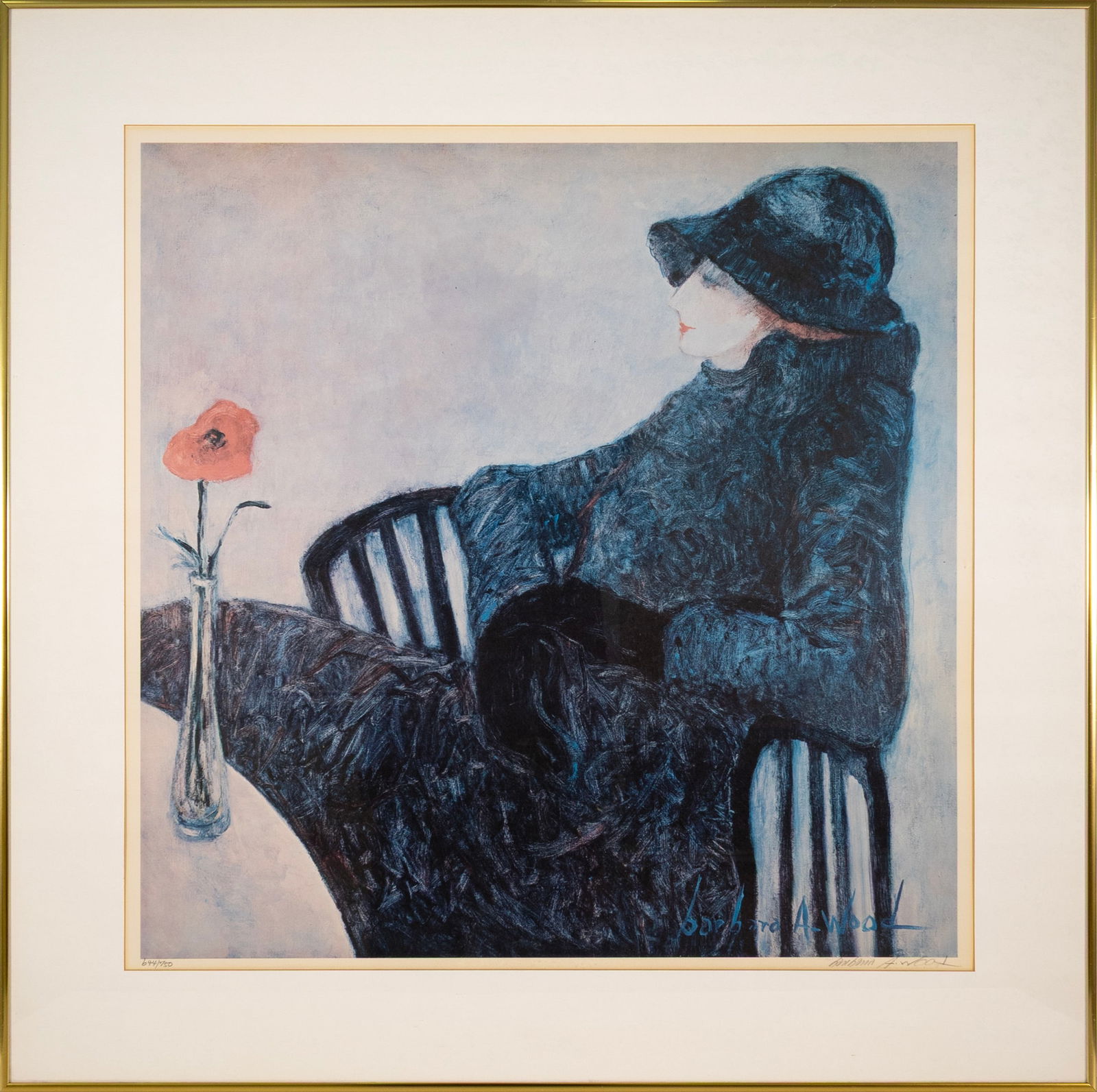 Barbara A. Wood - Lady Wellington Contemporary Figurative Lithograph Paper 644/750 (1 of 4)
