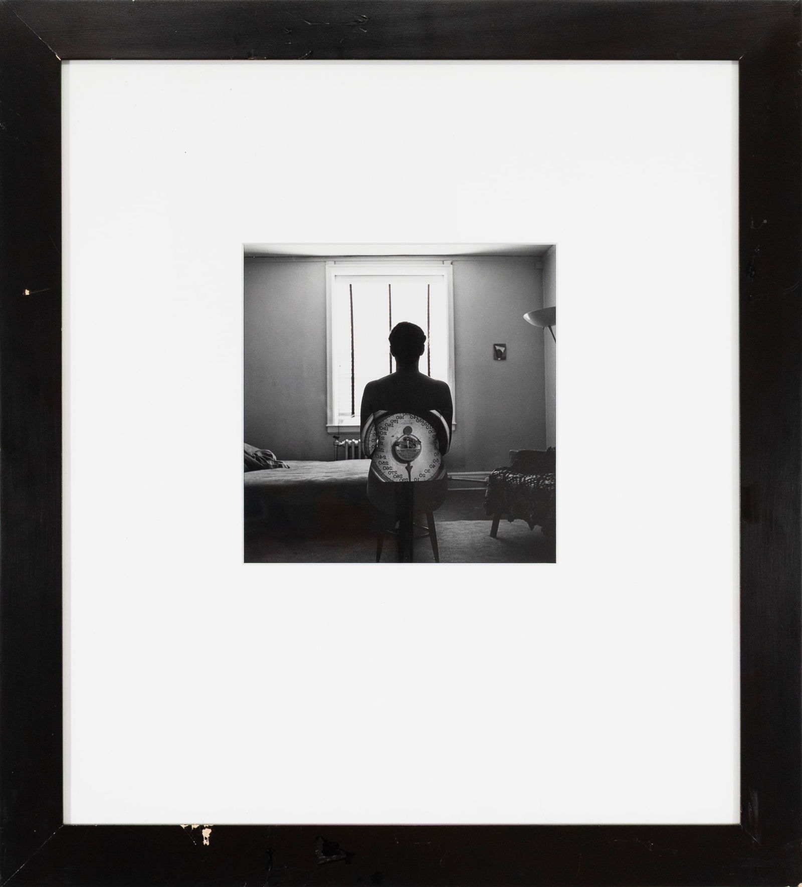 Harry Callahan - Eleanor, Chicago, c. 1949 Signed Vintage Silver Print American Photography: A vintage silver gelatin print mounted to board titled "Eleanor, Chicago, c. 1949" by legendary American photographer Harry Callahan. Signed on verso. The photograph features the artist's wife and mus