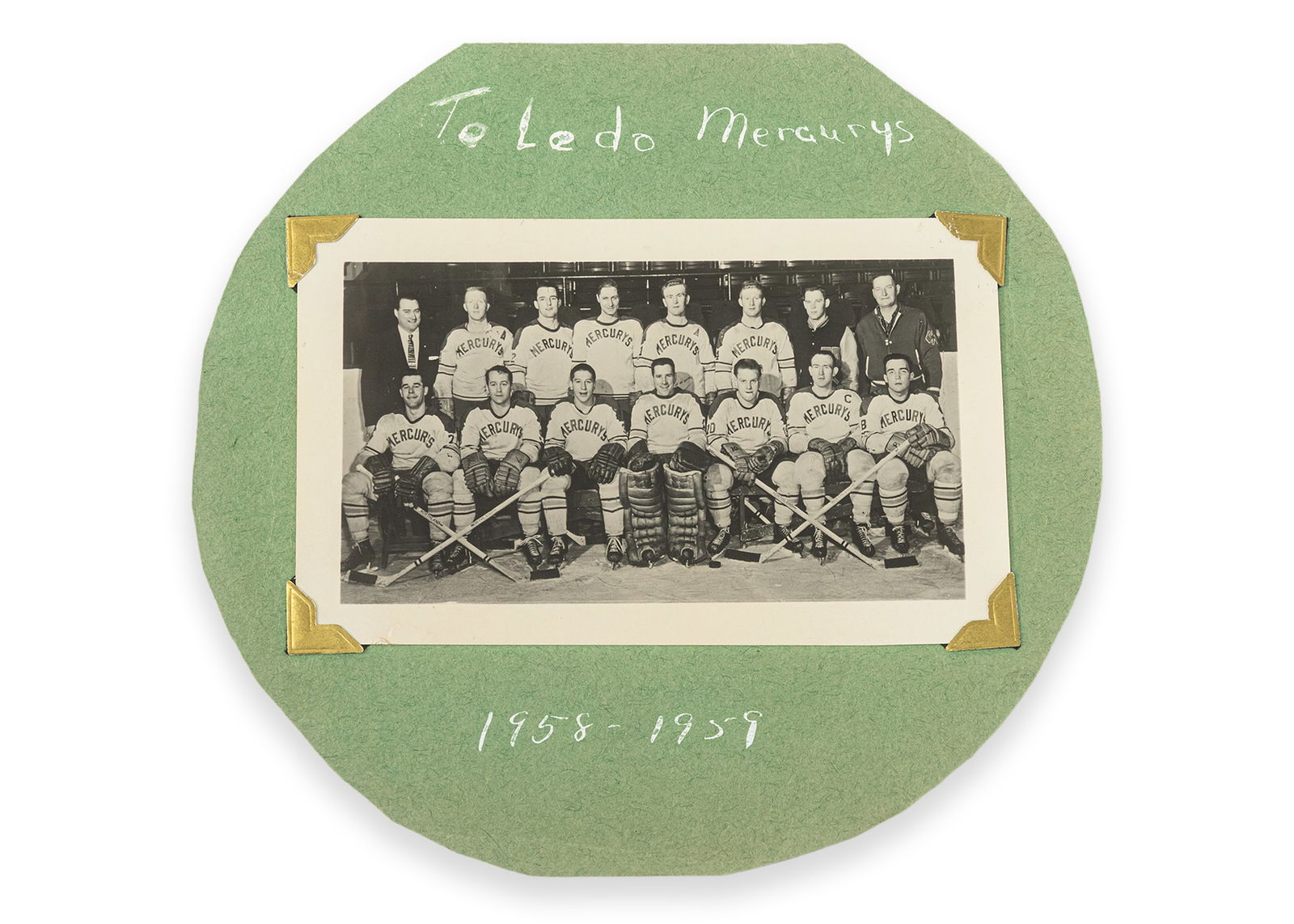 1958-59 Toledo Mercurys Booster Club Banquet Team-Signed Menu Brochure 15 Autographs HOF (1 of 7)