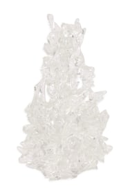 Rene Roubicek Coral 1971 Clear Glass Table Sculpture Postmodern Design