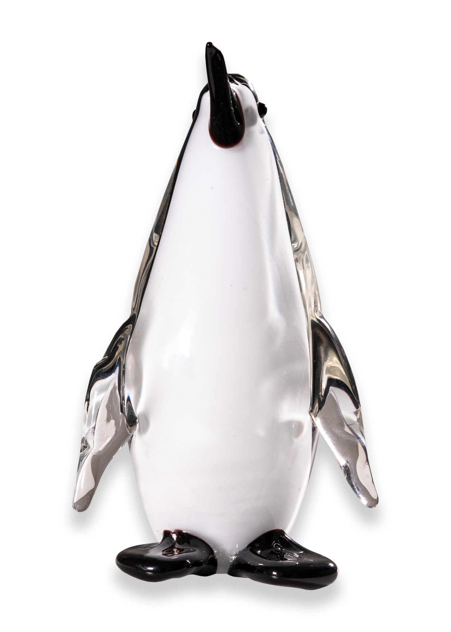 Murano Art Glass Penguin Figurine Hand-Blown Modernist Table Sculpture c. 1960s (1 of 6)