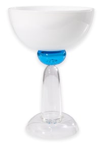 Marco Zanini for Memphis Milano Betelgeuse Vessel (Blue) 1983 Signed Blown Glass