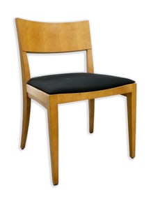 Jonathan Crinion for Knoll Wood Side Chair Signed 1999 Made in Slovenia Contemporary Design