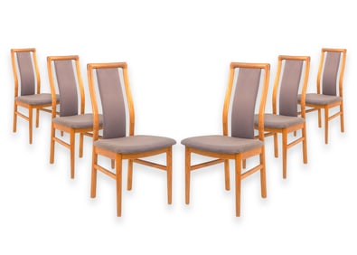 Kai Kristiansen for Schou Anderson Set of 6 Dining Chairs Vintage Danish Teak Mid Century Modern