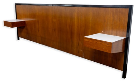 George Nelson for Herman Miller Headboard With Floating Nightstands Modern Design