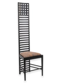 Charles Rennie Mackintosh for Cassina Hill House Chair Arts & Crafts Design