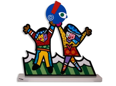 Romero Britto Signed Sculpture 2006 Prototype Miami Children's Museum 57/500