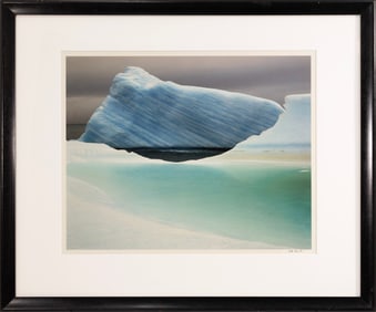 Jody Forster Peppermint Iceberg Antarctica 1992/1999 Signed Fujicolor Print #30 Framed