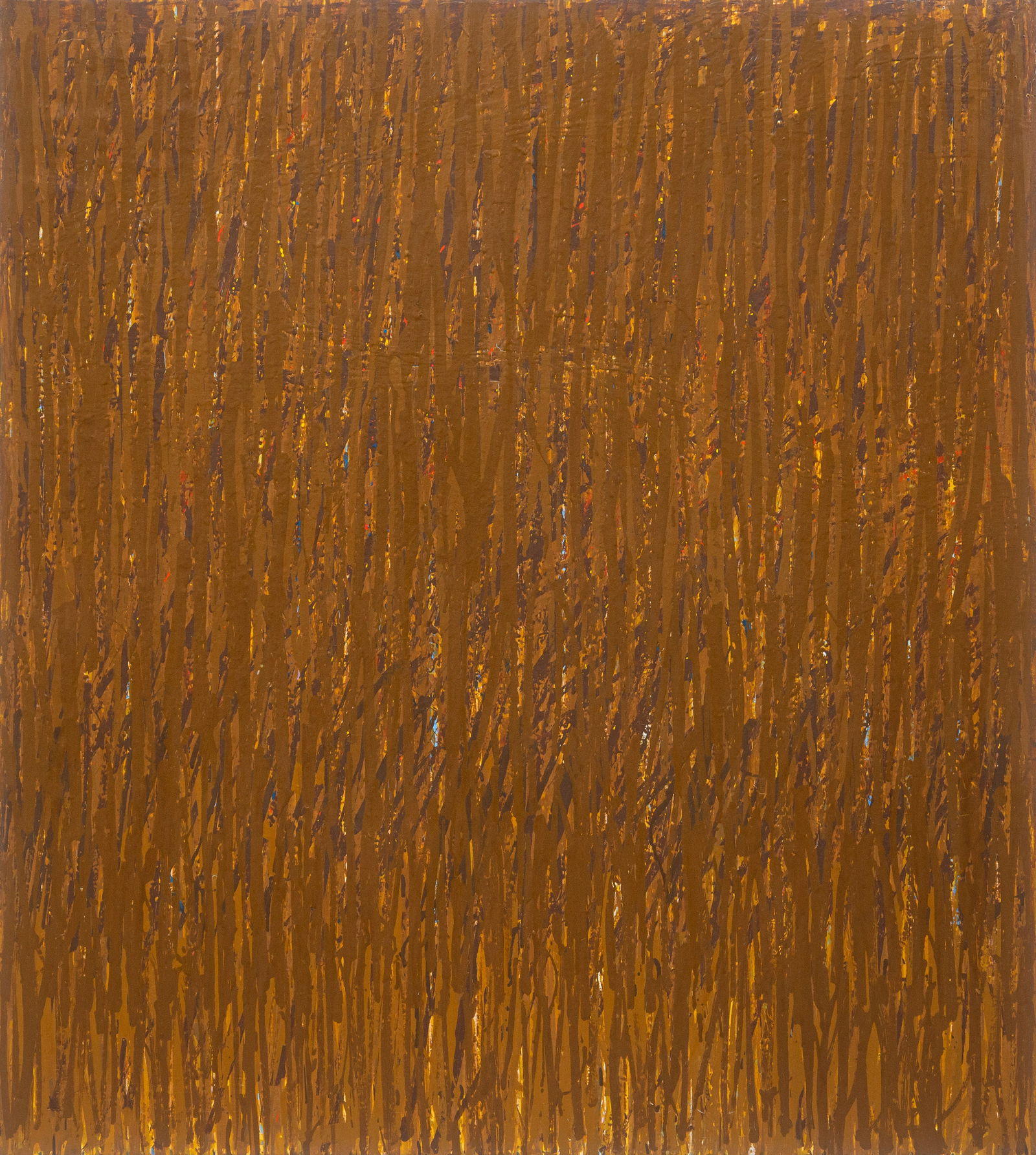 Jack Tworkov Thicket 1967 Signed Oil on Canvas Abstract Expressionism New York School: An oil on canvas titled "Thicket" by Jack Tworkov. Hand signed, titled, and dated 1967 on the verso. This painting embodies the artist's disciplined approach to Abstract Expressionism during the heigh