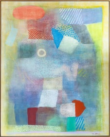 Robert Natkin Untitled #181 (Bern Series) 1981 Signed Acrylic on Canvas Lyrical Expression