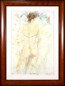 Gary Benfield Tranquil Moments Signed Embellished Serigraph on Canvas 118/150 Framed