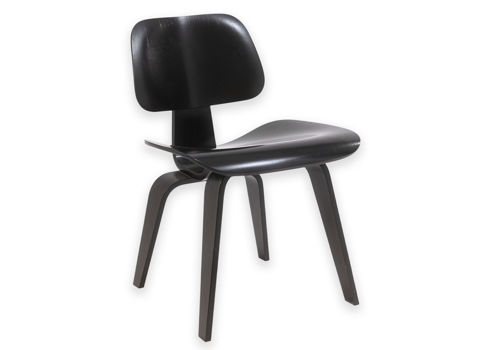 Charles & Ray Eames for Herman Miller DWC Chair Black Finish c. 2000s Mid-Century Modern (1 of 10)