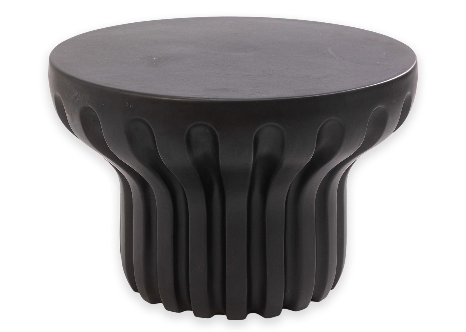 Cedric Ragot for Roche Bobois Radian in Noir Brilliant Finish Low Ceramic Occasional Table (1 of 6)