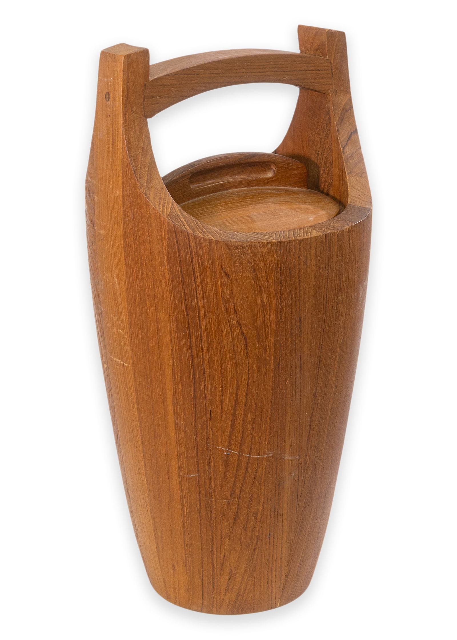 Jens Quistgaard for Dansk Teak Ice Bucket Danish Modern Scandinavian Design, c. 1960s (1 of 5)