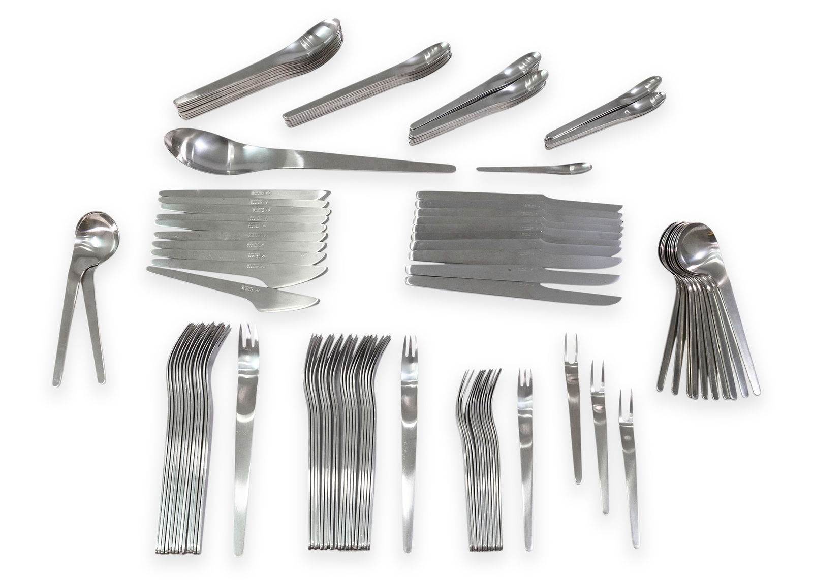 Arne Jacobsen for Anton Michelsen Denmark Flatware / Serving Utensils Stainless Steel Modern (1 of 8)