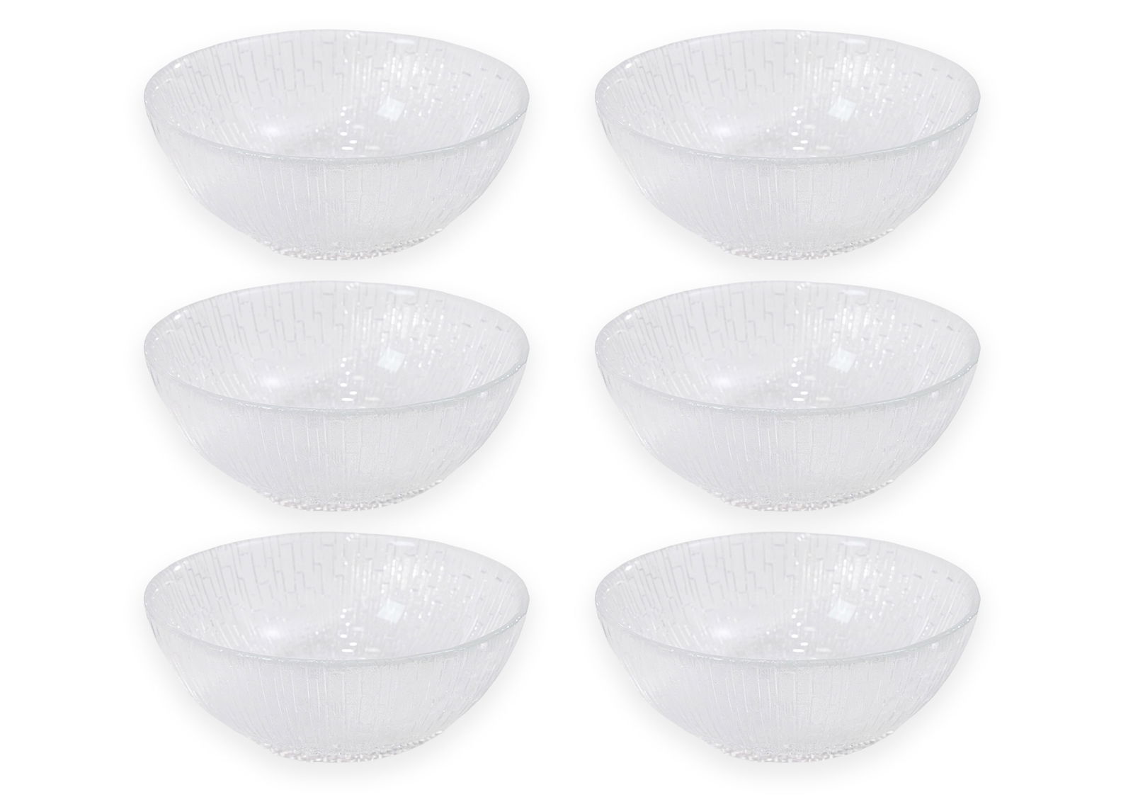 Tapio Wirkkala for Iittala Ultima Thule (6) Bowls Art Glass Finland, c. 1970s (1 of 5)