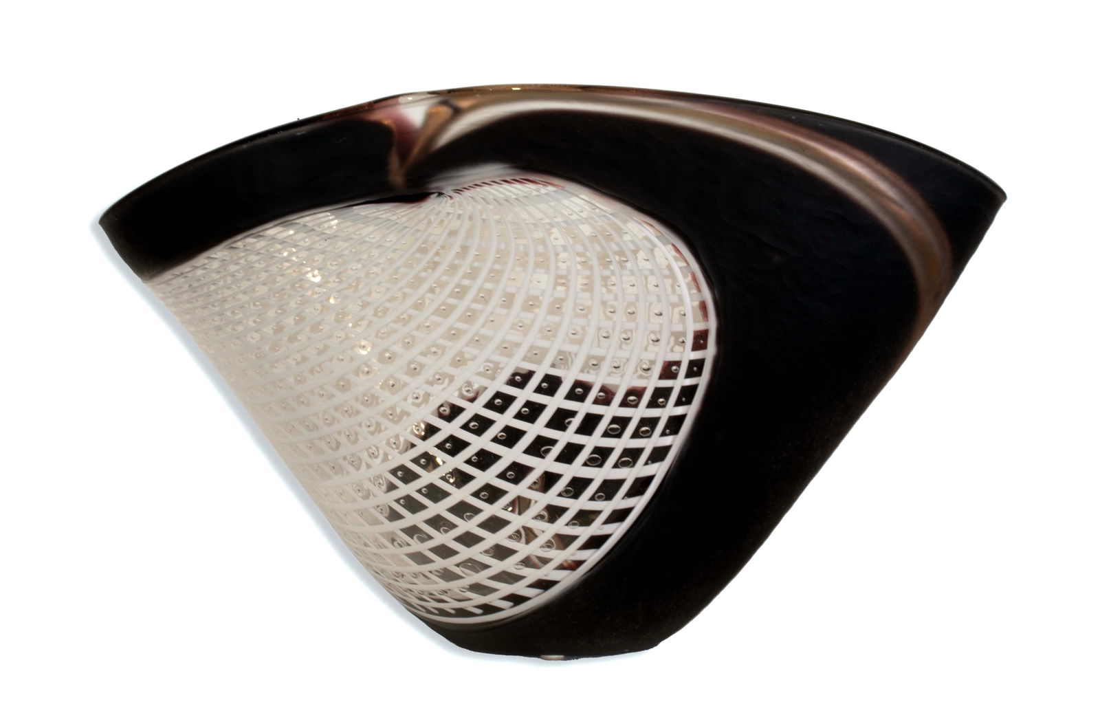 Leone Panisson Signed Italian Murano Glass Vase Vetreria Bisanzio Gallery 2014 (1 of 9)