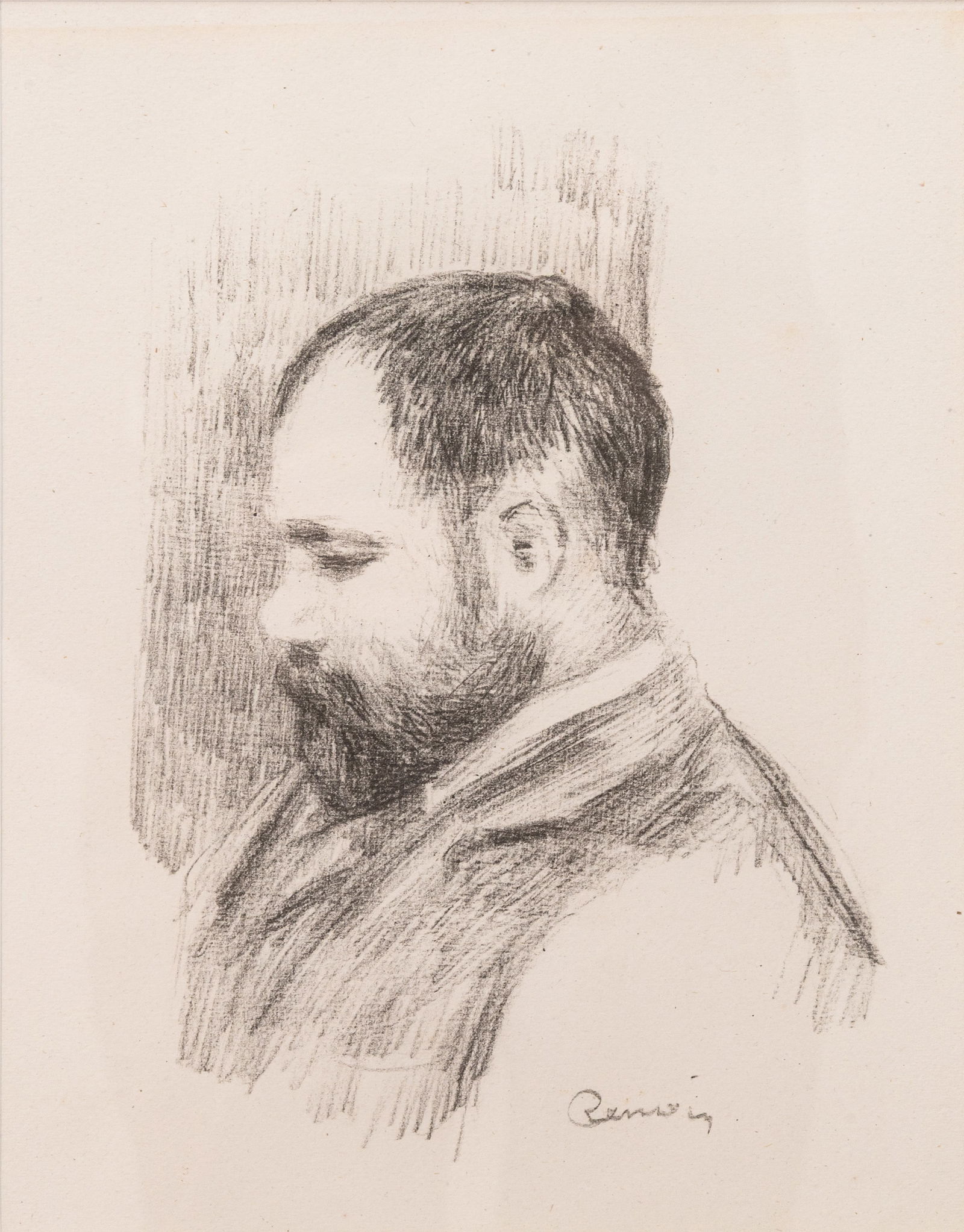 Pierre-Auguste Renoir Ambroise Vollard 1904 Lithograph Modern Impressionist Portrait (1 of 5)