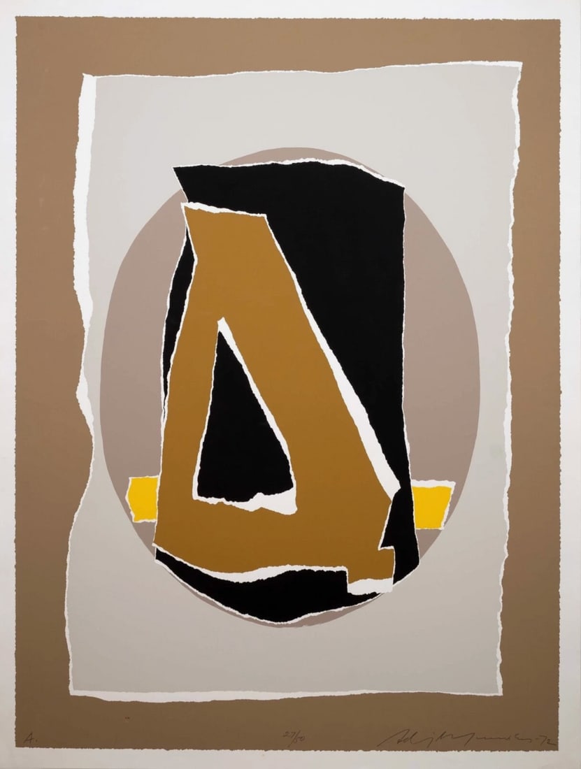 Adja Yunkers A 1972 Signed Modern Abstract Serigraph on Paper 27/50 Unframed (1 of 8)