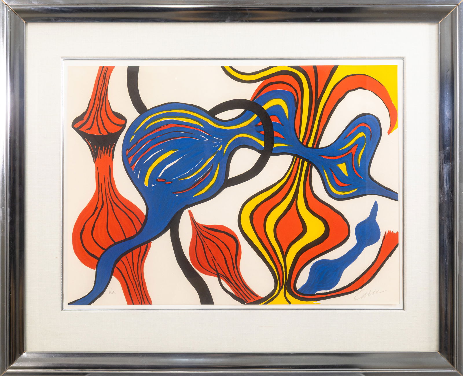Alexander Calder Les Oignons (Onions; Galactic System) 1976 Signed Lithograph in Colors EA (1 of 8)