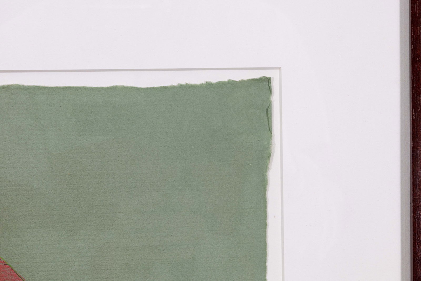 Stanley Boxer Flowered Consequence When Stared At 1976 Signed Mixed-Media on Paper - 3