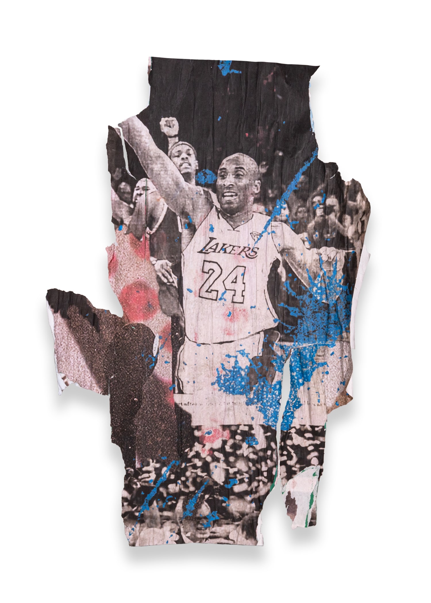 Mr Brainwash Thierry Guetta Kobe Bryant De-Fence! from Kobe Mural in LA, CA 2020 (1 of 9)
