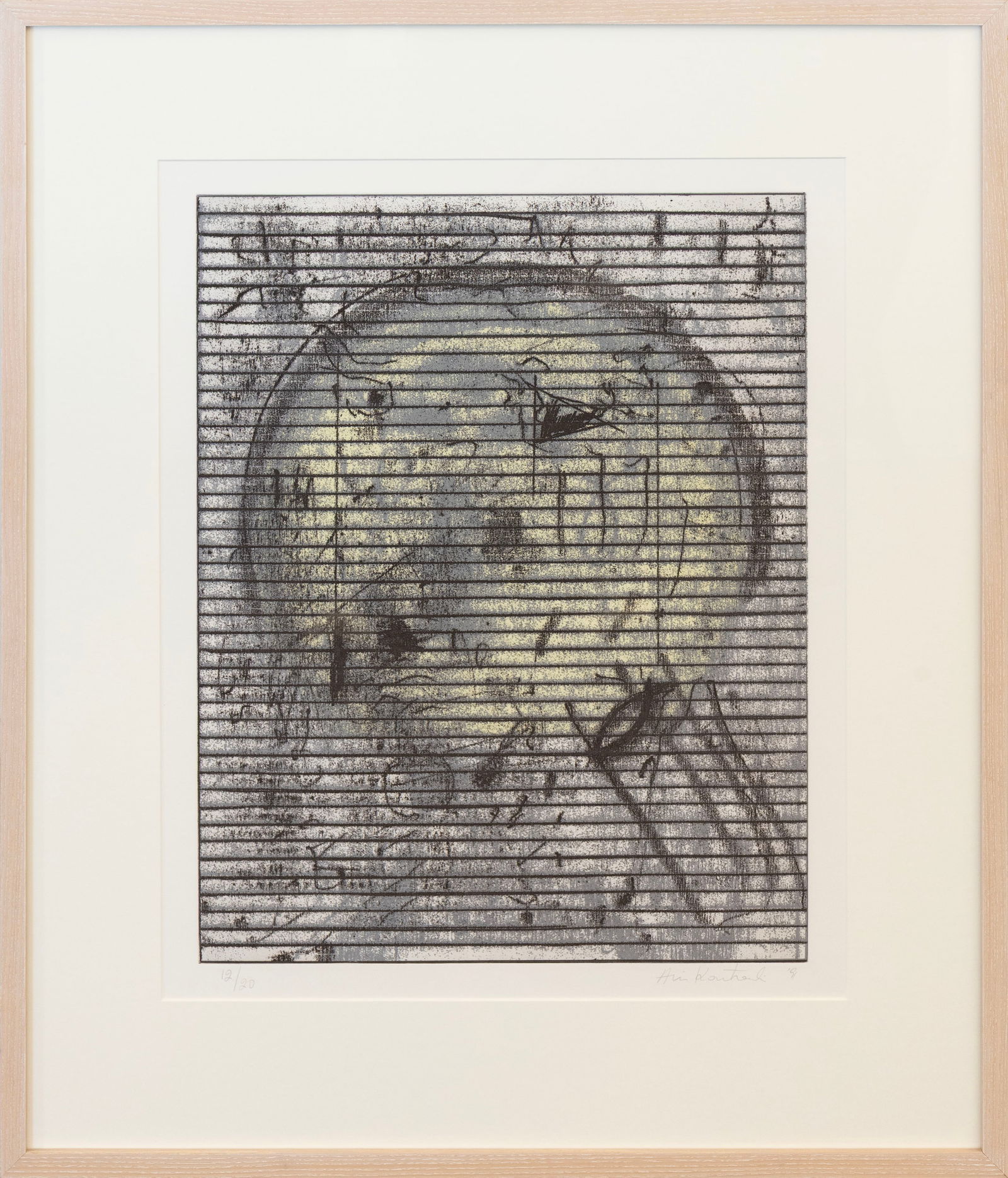 Aris Koutroulis, Untitled VI, Signed Lithograph on Paper 12/20 (1 of 5)